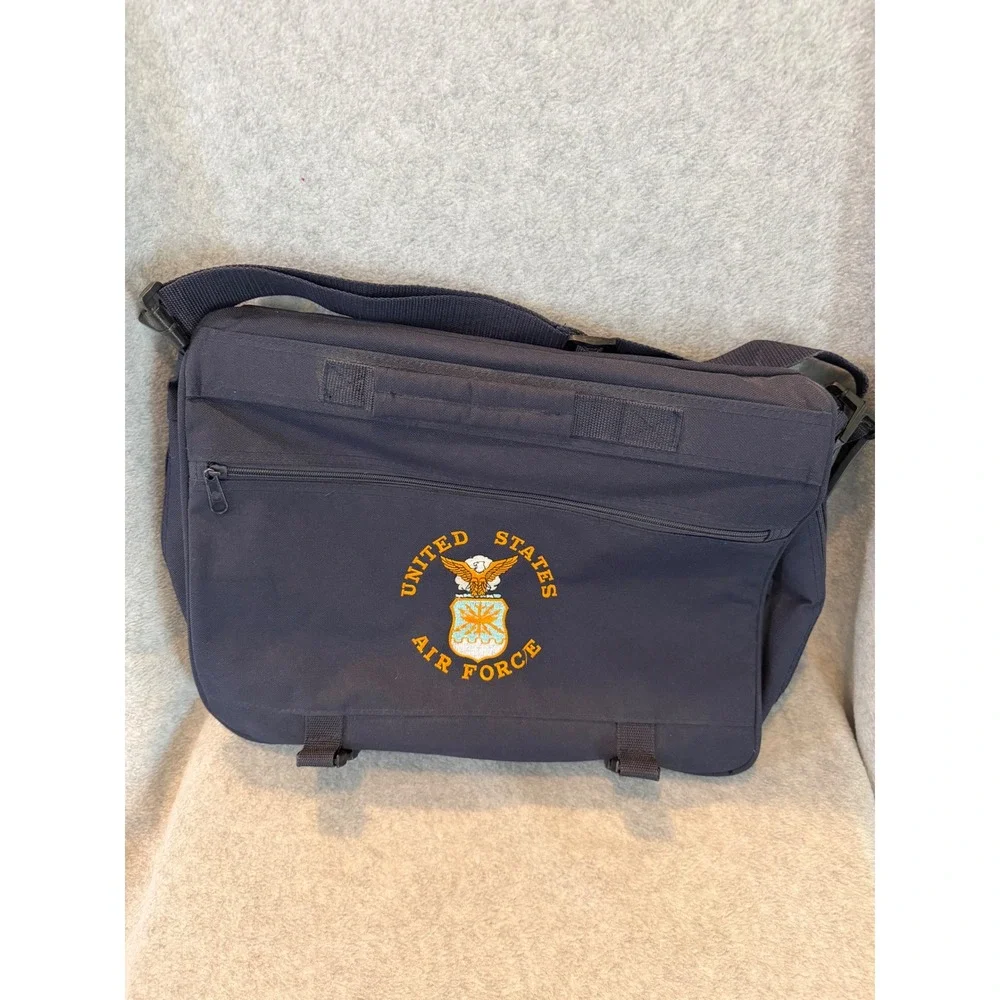 US Air Force Messenger Bag Navy Blue Tactical Briefcase Shoulder Laptop Bag USAF